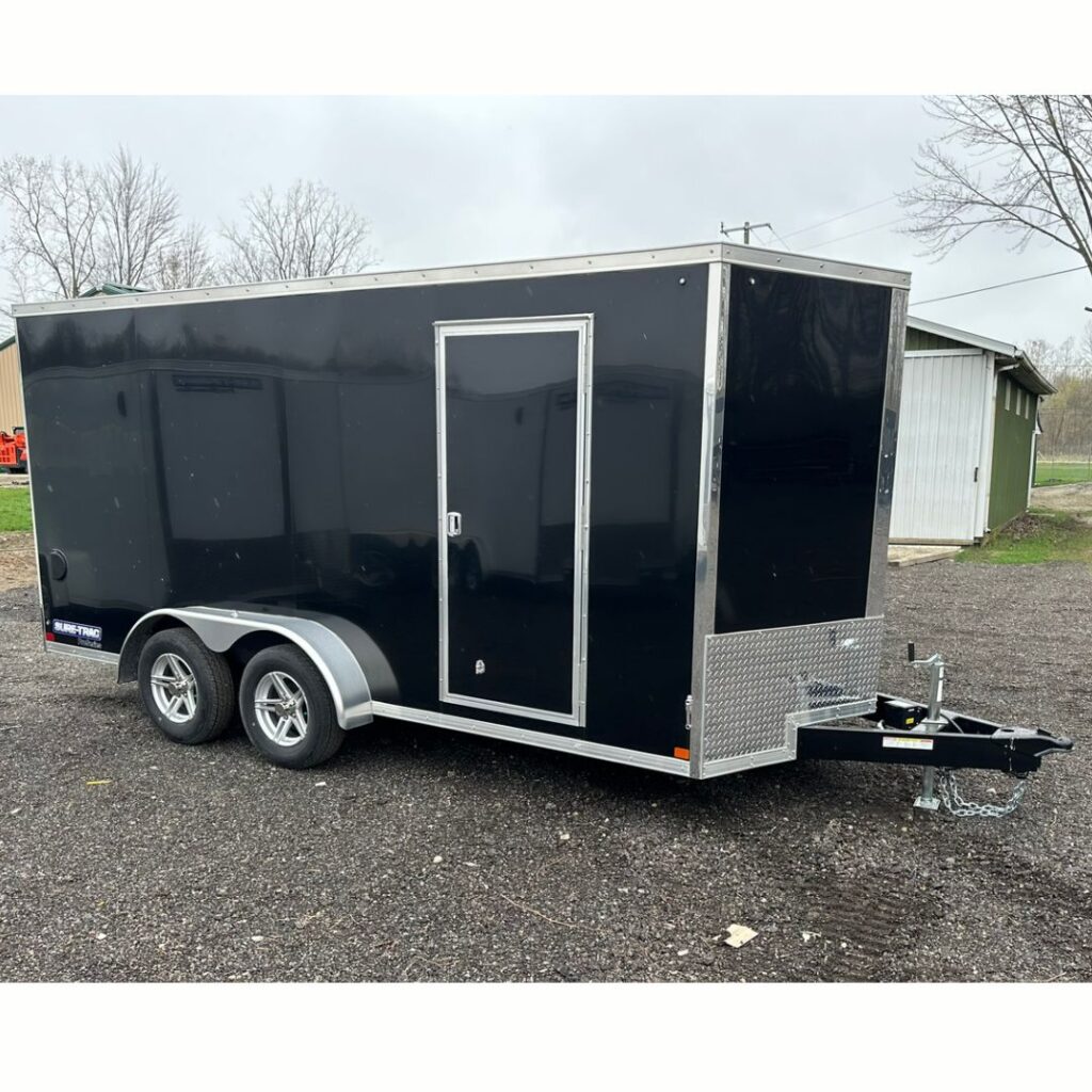 Sure-Trac 7x16 Pro Series Enclosed Wedge Cargo TA 7K - Trailers of